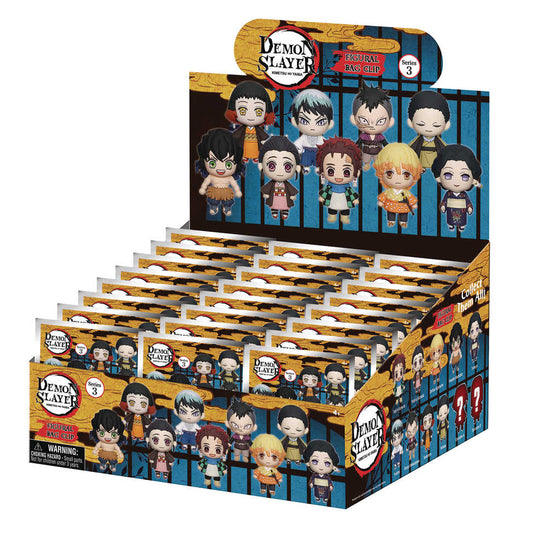 Demon Slayer 24pc Series 3 3D Foam Bag Clip Ds