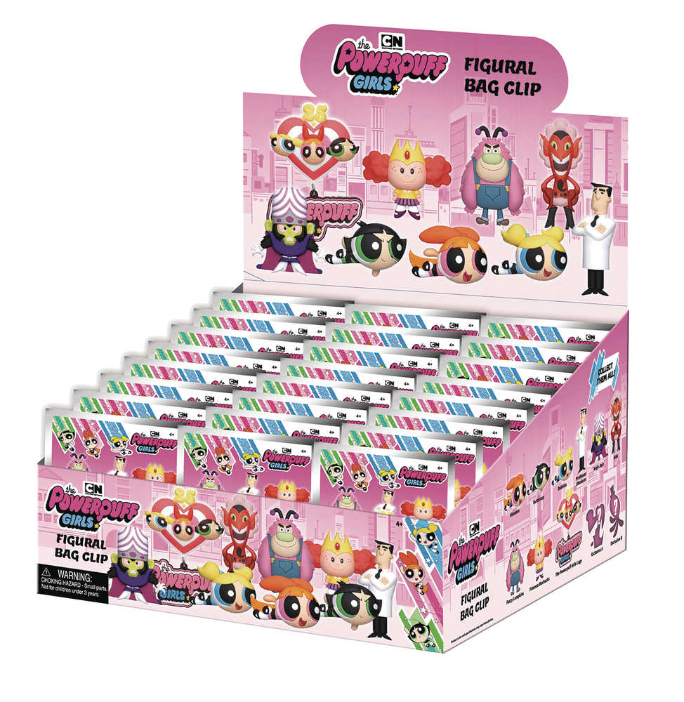 Powerpuff Girls 25th 3D Foam Bag Clip Ds