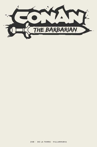 Conan Barbarian #1 Cover H Color Blank Sketch (Mature)