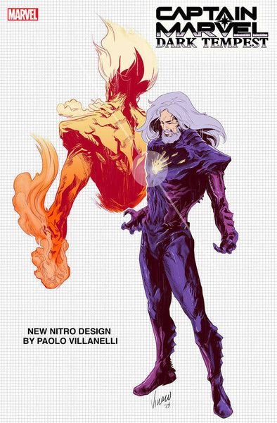 Captain Marvel: Dark Tempest 2 Paolo Villanelli Design Variant