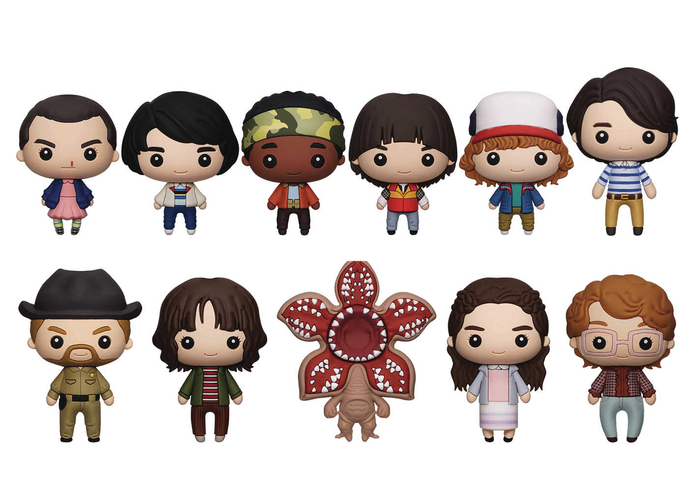 Stranger Things 24pc Bmb 3D Foam Bag Clip Ds