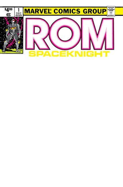 Rom #1 Facsimile Edition Blank Variant