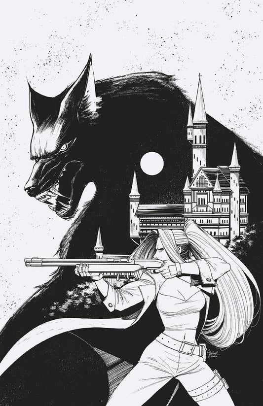 Werewolf By Night 1 Corin Howell Black & White Full Art Variant