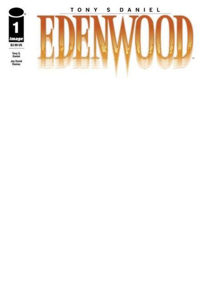 Edenwood #1 Cover F Blank Sketch Cover Variant