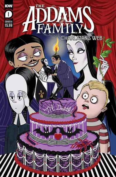 Addams Family Charlatans Web #1 Cover A Flores
