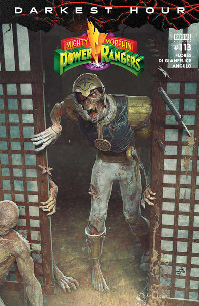 Mighty Morphin Power Rangers #113 Cover B Dark Grid Variant Barend