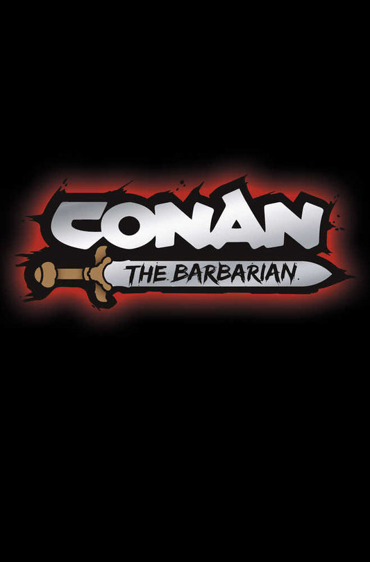 Conan the Barbarian #1 3RD Printing Foil Logo Cover Panosian Black & White Virgin