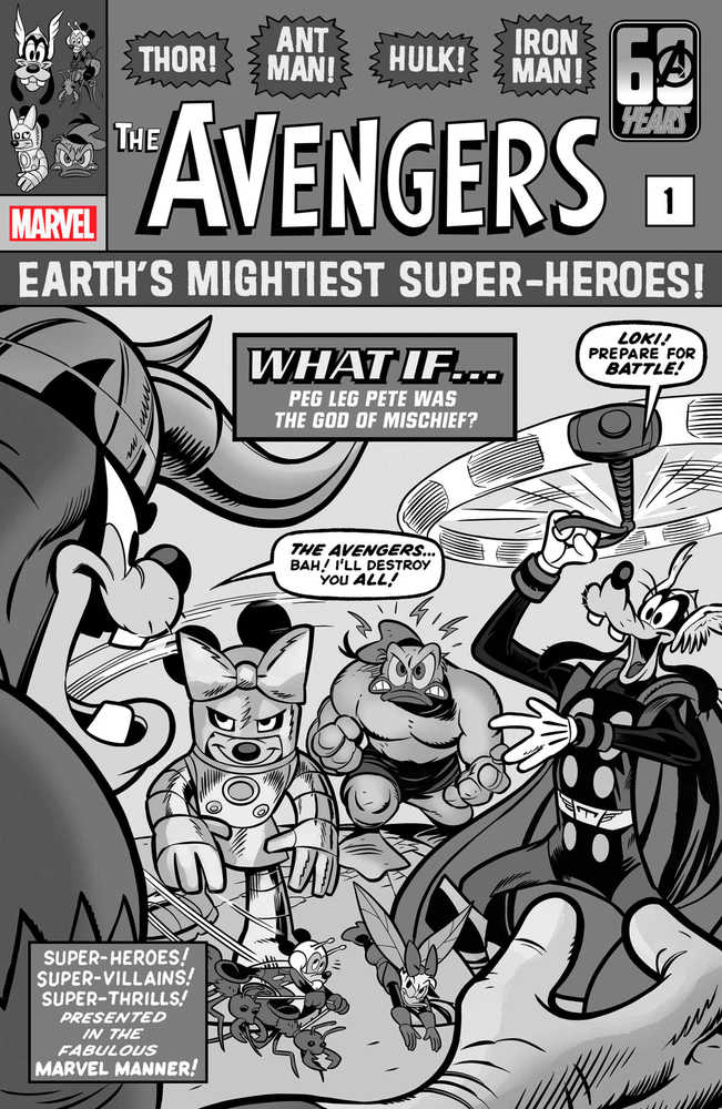 Amazing Spider-Man #41 100 Copy Variant Edition Disney What If Bw Variant