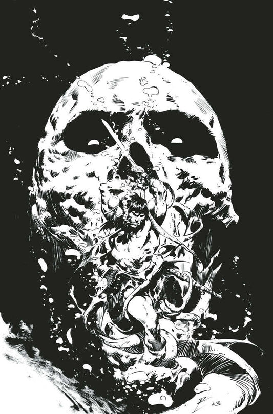 Conan the Barbarian #4 Foc Torre Black & White Ink Virgin (Mature)