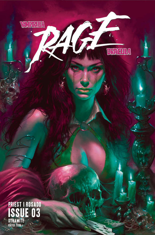 Vampirella Dracula Rage #3 Cover K Foc Parrillo Ultraviolet