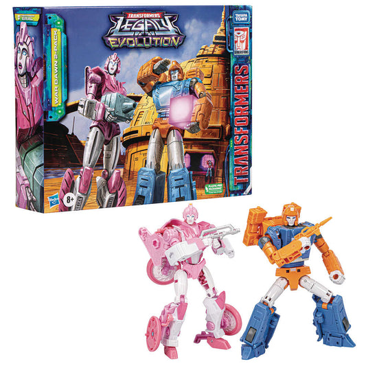Transformers Legacy Ev War Dawn Deluxe Action Figure 2pk