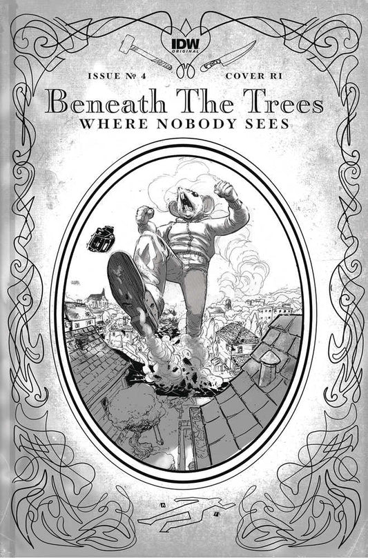 Beneath Trees Where Nobody Sees #4 Cover C 25 Copy Rossmo Black & White