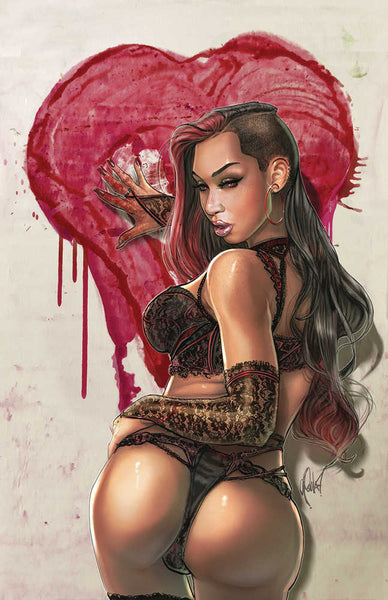 Grimm Fairy Tales 2024 Valentines Day Lingerie Pinup Sp Cover D Poulat (Mature)