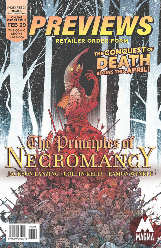 Previews #425 Feb 2024 Retailer Order Form Extras