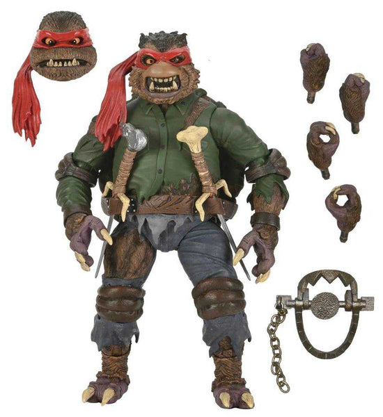 Teenage Mutant Ninja Turtles X Um Ult Raphael Wolfman 7in Action Figure