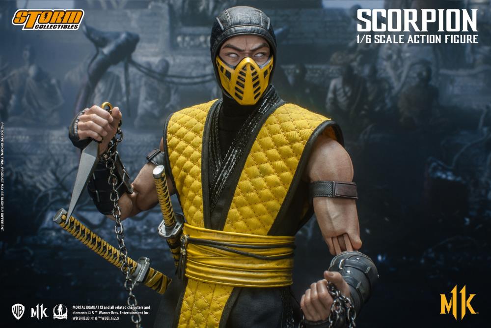 Storm Collectibles Mortal Kombat 11  Scorpion 1/6 Scale Figure