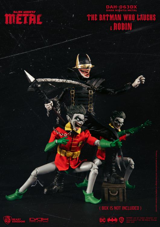 Dark Nights: Metal Dynamic 8ction Heroes DAH-63DX The Batman Who Laughs and Robins Deluxe PX Previews Exclusive Figure Set