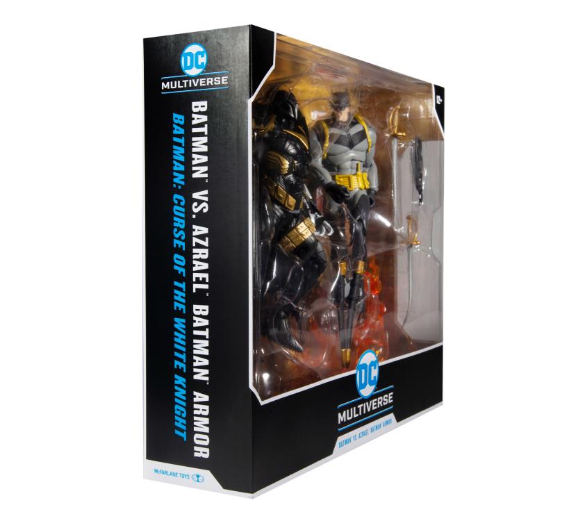Batman: Curse of the White Knight DC Multiverse Batman vs. Azrael Batman Armor Two-Pack