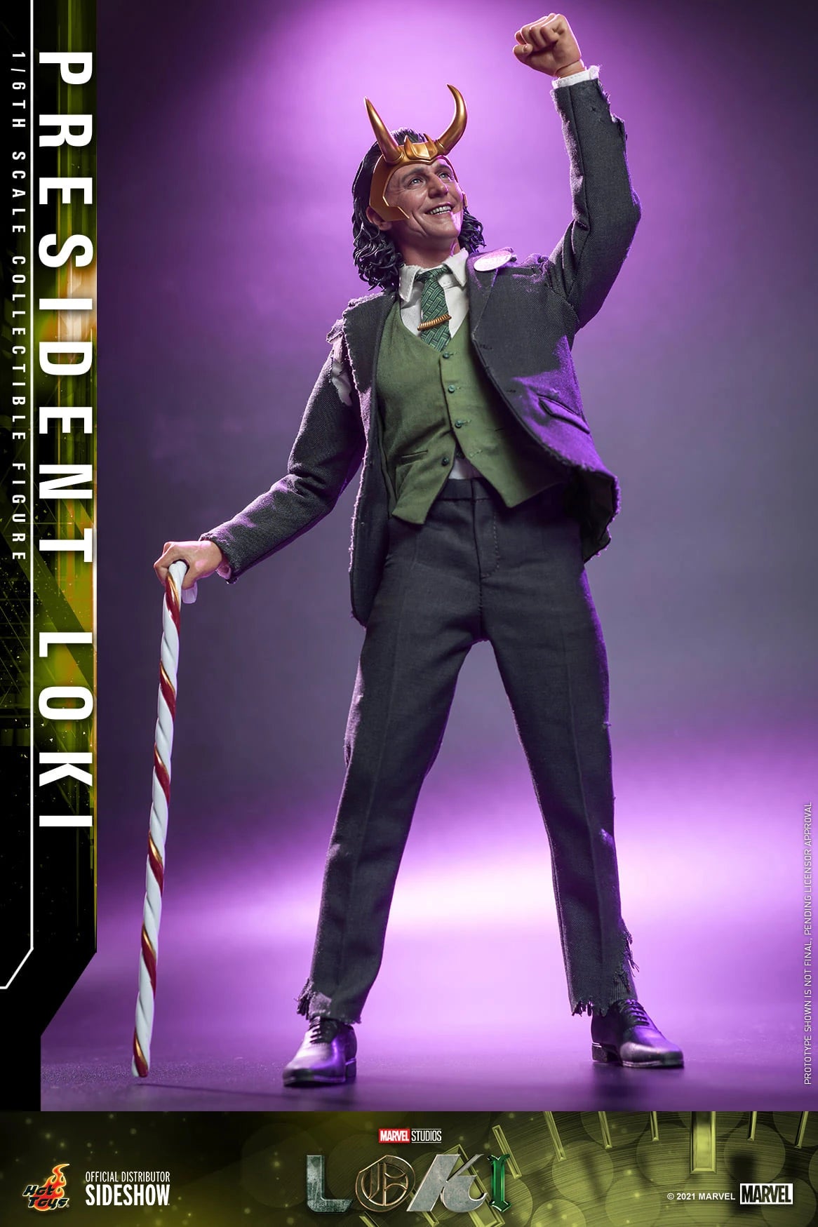 PRESIDENT LOKI Sixth Scale Figure by Hot Toys