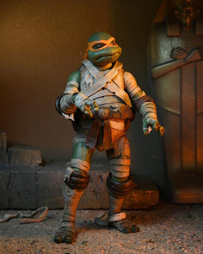 Universal Monsters x Teenage Mutant Ninja Turtles Ultimate Michelangelo as The Mummy