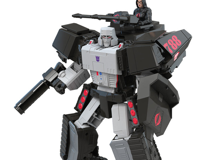 Transformers x G.I. Joe Megatron H.I.S.S. Tank & Baroness
