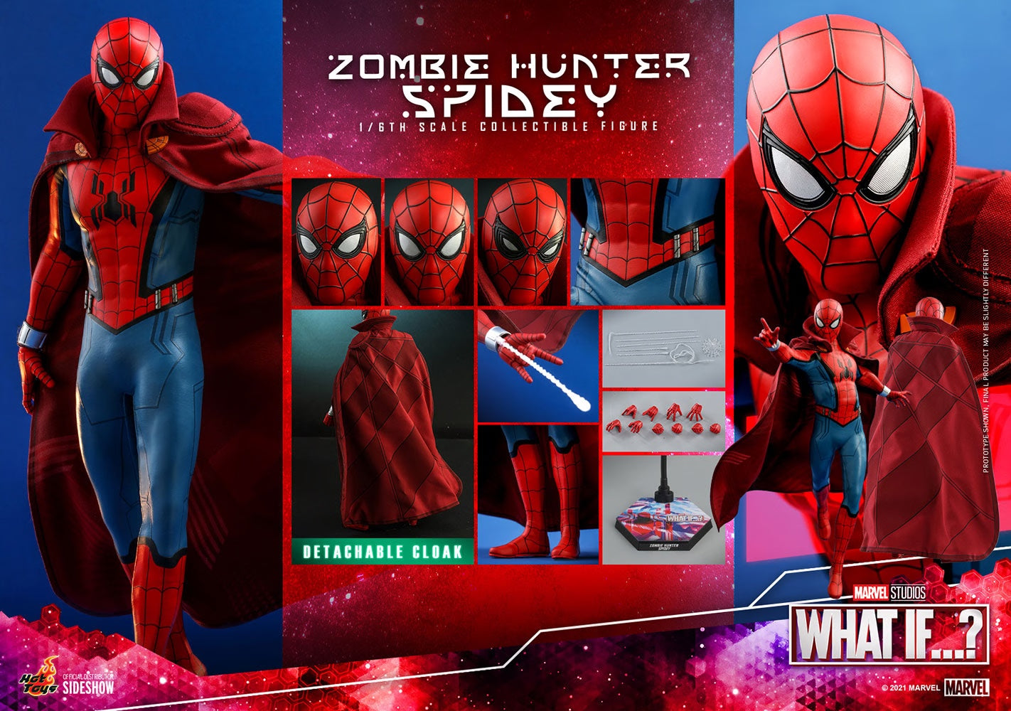 ZOMBIE HUNTER SPIDEY Sixth Scale Figure by Hot Toys