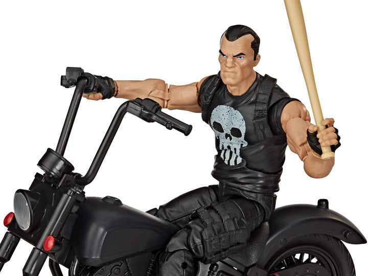Marvel Legends Series 6-inch The Punisher Action Figure with Motorcycle