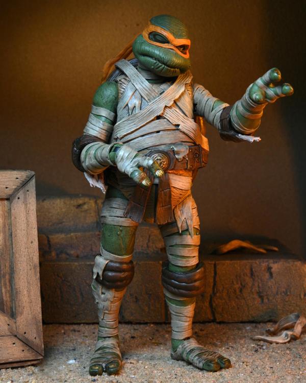 Universal Monsters x Teenage Mutant Ninja Turtles Ultimate Michelangelo as The Mummy