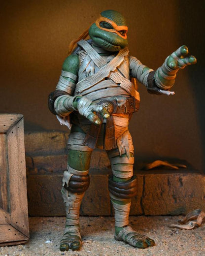 Universal Monsters x Teenage Mutant Ninja Turtles Ultimate Michelangelo as The Mummy