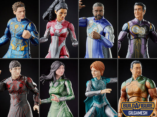 Eternals Marvel Legends Wave 1 Set of 7 Figures (Gilgamesh BAF)