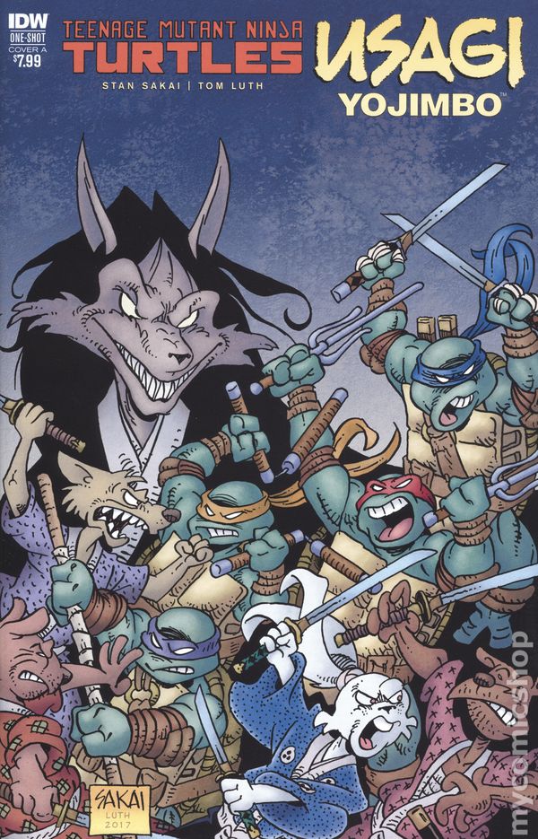 eenage Mutant Ninja Turtles Usagi Yojimbo (2017 IDW) #1A