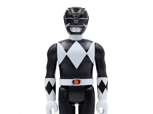 Mighty Morphin Power Rangers ReAction Black Ranger Figure