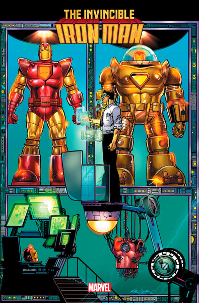 Invincible Iron Man 6 Bob Layton Connecting Variant