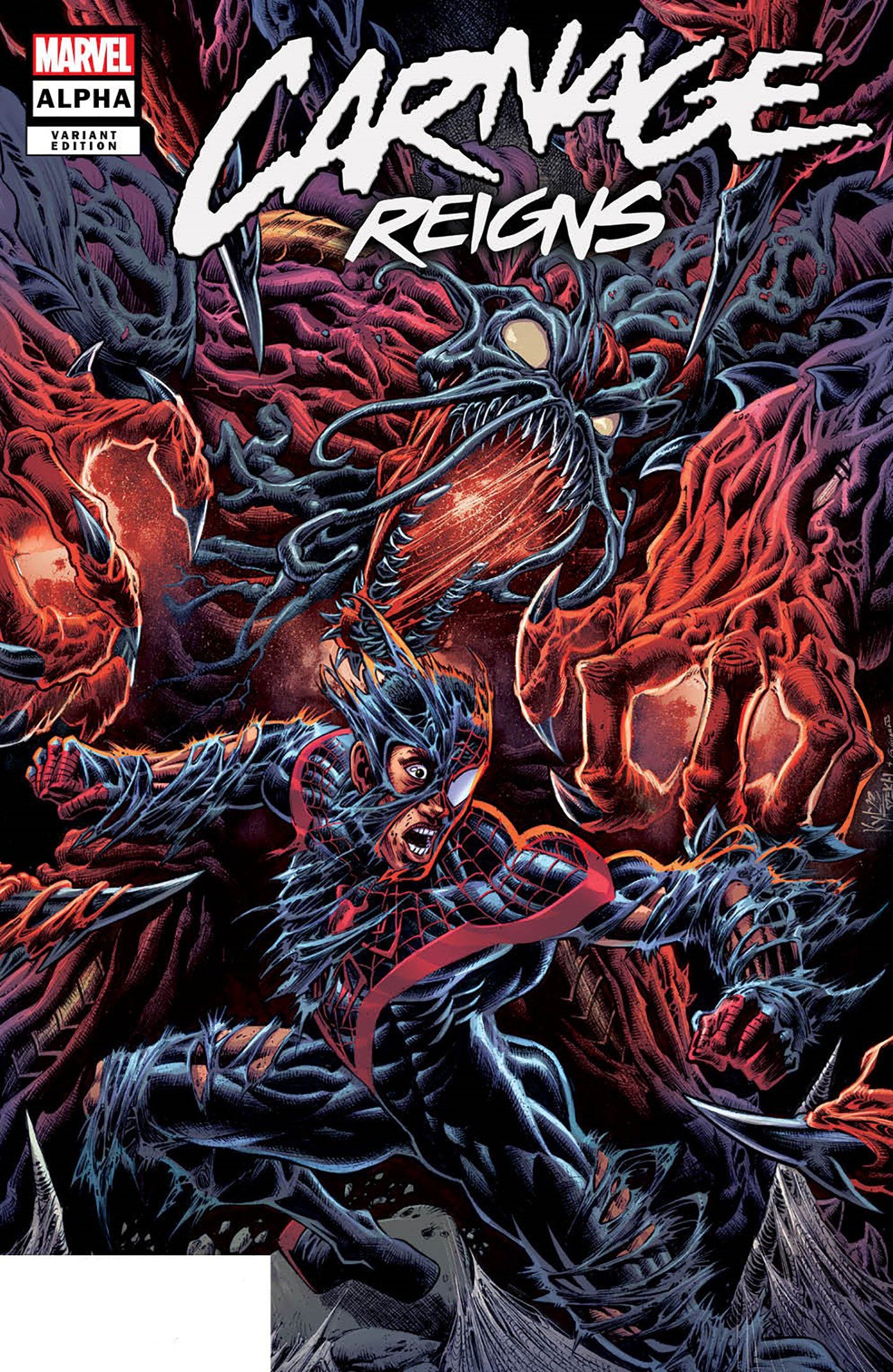 Carnage Reigns Alpha 1 Kyle Hotz Variant