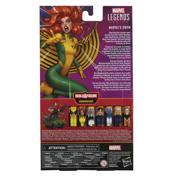 X-Men Marvel Legends Marvel's Siryn (Bonebreaker BAF)