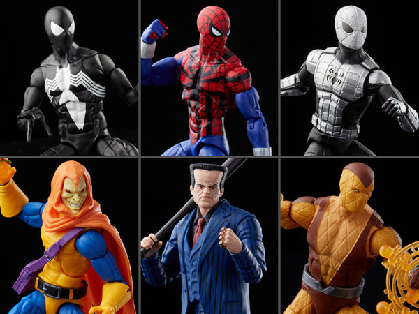 Spider-Man Marvel Legends Retro Collection Wave 2 Set of 6 Figures