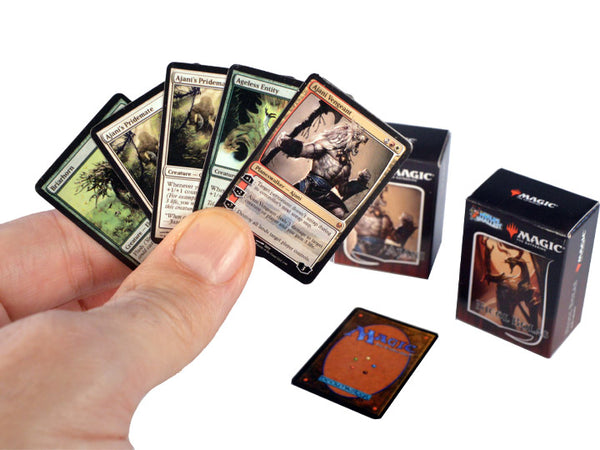 Magic: The Gathering World’s Smallest Ajani vs. Nicol Duel Decks