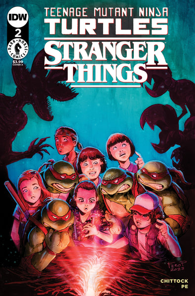 Teenage Mutant Ninja Turtles X Stranger Things #2 Cover A (Pe)