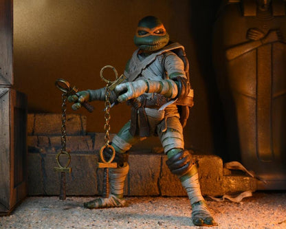 Universal Monsters x Teenage Mutant Ninja Turtles Ultimate Michelangelo as The Mummy
