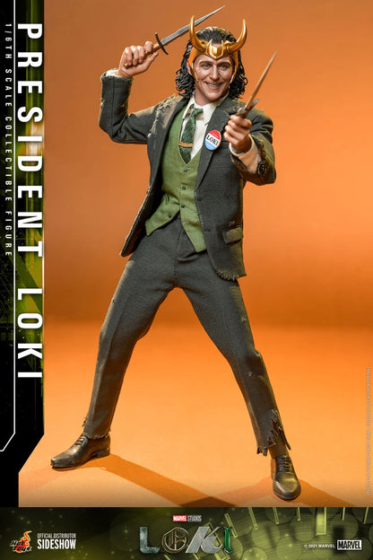 PRESIDENT LOKI Sixth Scale Figure by Hot Toys