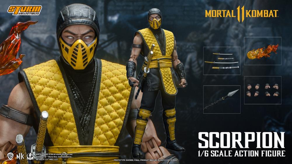 Storm Collectibles Mortal Kombat 11  Scorpion 1/6 Scale Figure