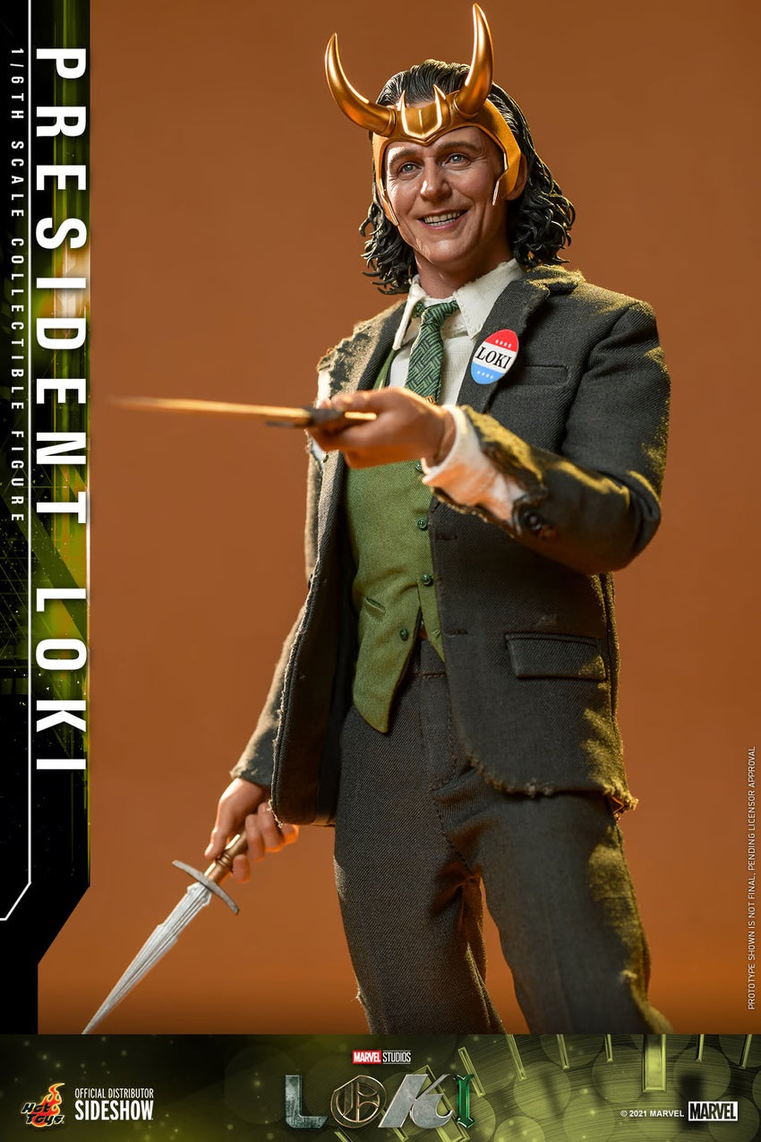 PRESIDENT LOKI Sixth Scale Figure by Hot Toys