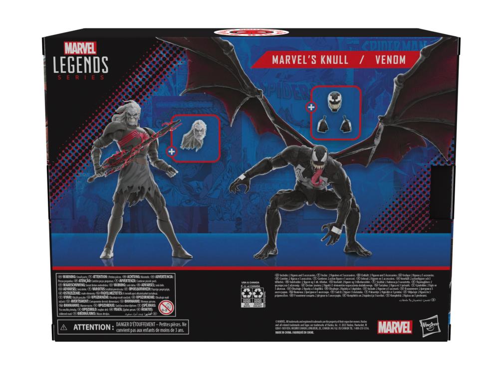 King in Black Marvel Legends Marvel's Knull & Venom 2-Pack