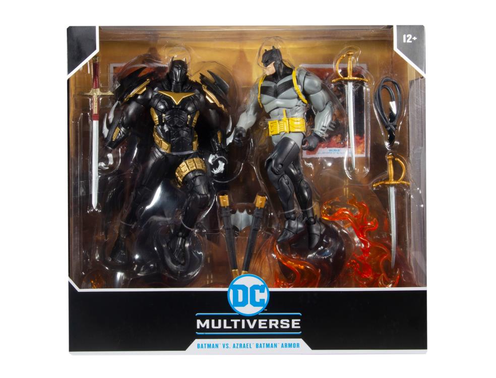 Batman: Curse of the White Knight DC Multiverse Batman vs. Azrael Batman Armor Two-Pack