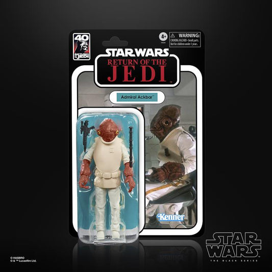 Star Wars 40th Anniversary The Black Series 6" Admiral Ackbar (Return of the Jedi)