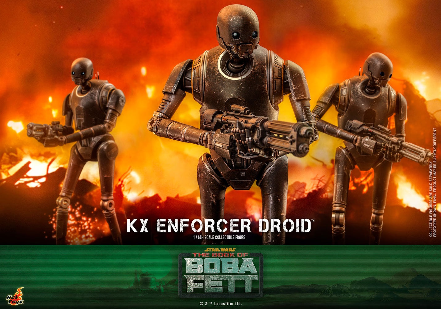 KX ENFORCER DROID Sixth Scale Figure by Hot Toys