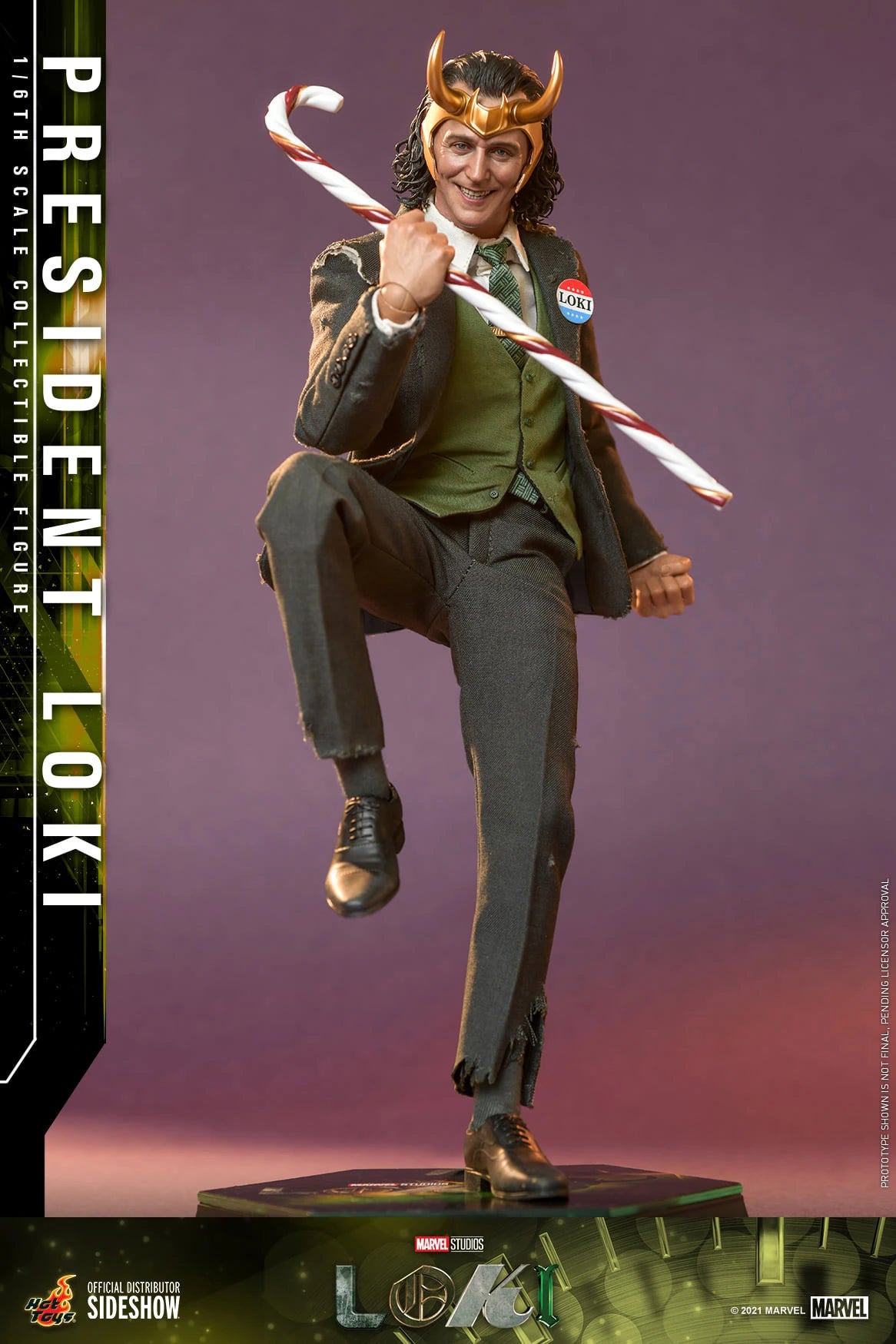 PRESIDENT LOKI Sixth Scale Figure by Hot Toys