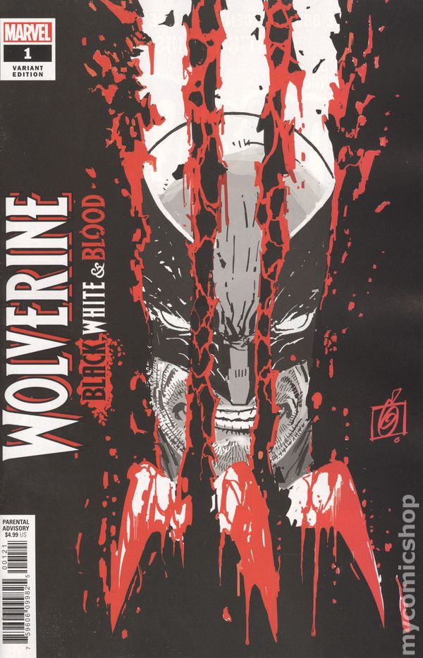 Wolverine Black White and Blood (2020 Marvel) #1B
