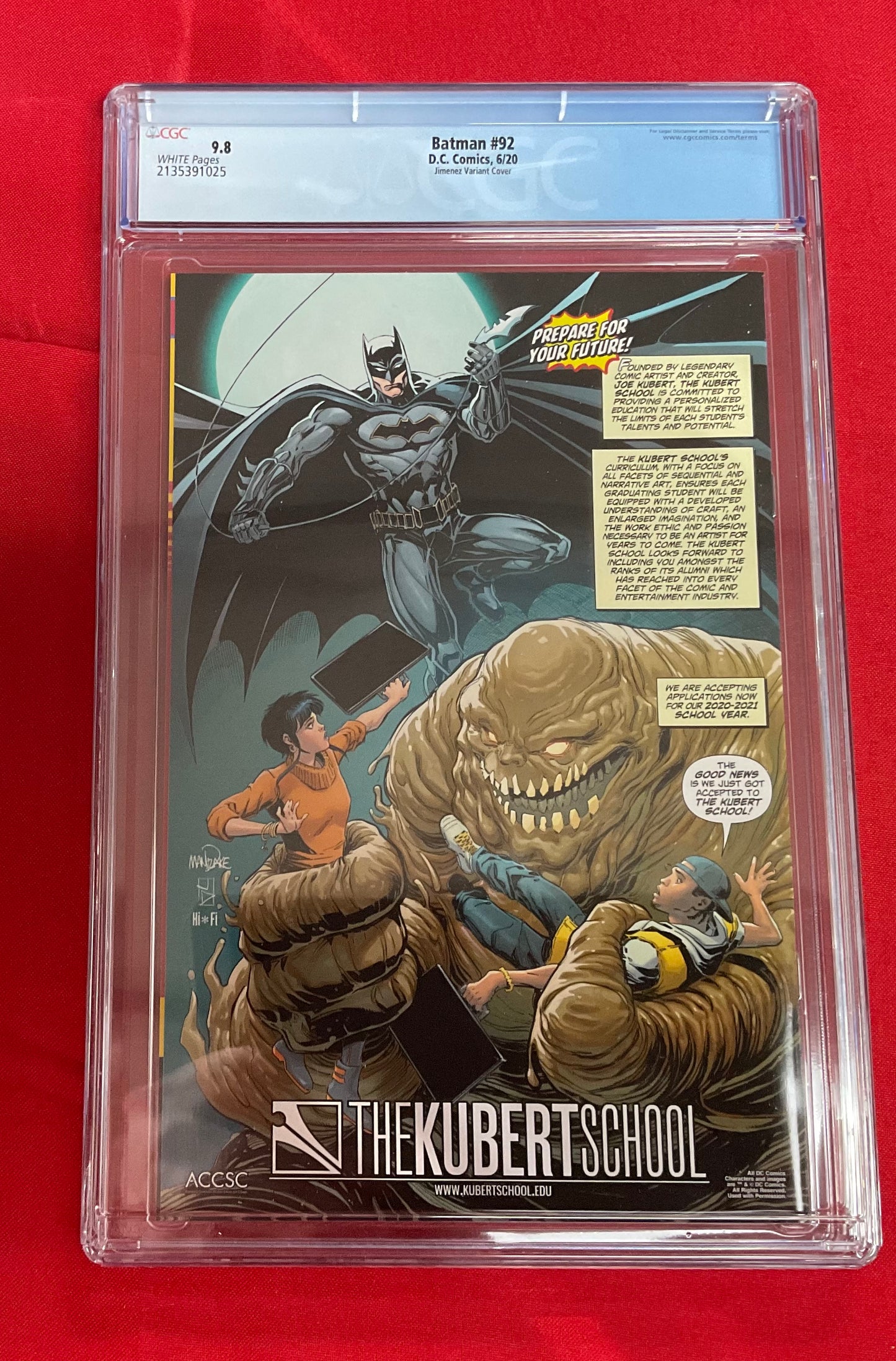 Batman (2016 3rd Series) #92C CGC 9.8