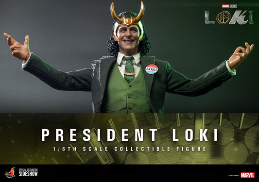 PRESIDENT LOKI Sixth Scale Figure by Hot Toys